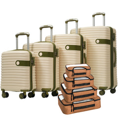 4-Piece Luggage Set Hard Shell Spinner Suitcase with TSA Lock East Palestine Ohio USA