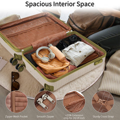 4-Piece Luggage Set Hard Shell Spinner Suitcase with TSA Lock  East Palestine Ohio USA