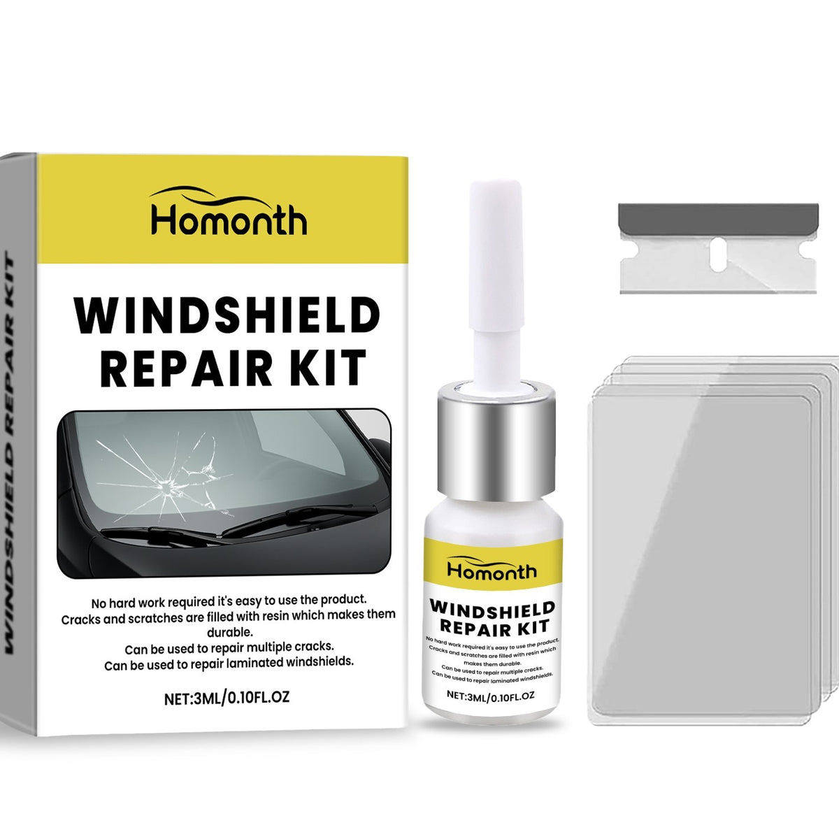 Car Windshield Repair Kit  Glass Crack Fix Tool  East Palestine Ohio USA